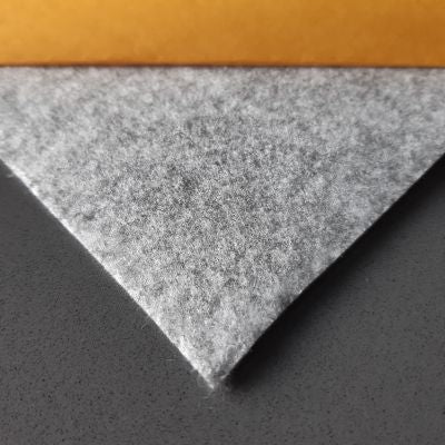 (12) selbstklebendes  ADMS Konturvlies (grau)   Muster 20 x 20 cm