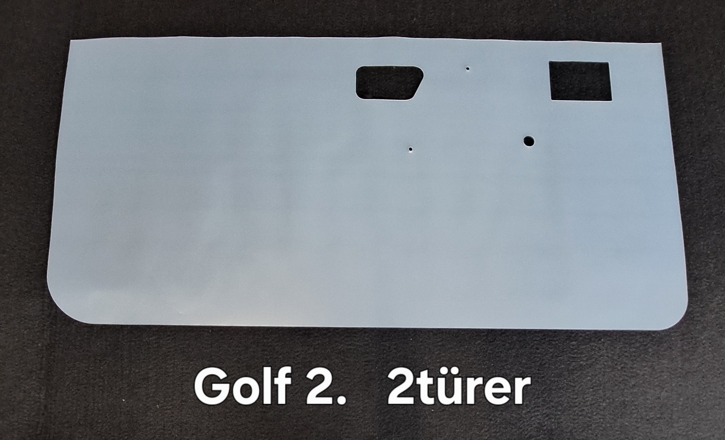 Golf 2 Türfolie  (2 Türer) gestanzt  (2 Teile)