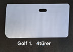 Golf 1  Türfolie (4 Türer) gestanzt (Caddy 2 Türer) 4 Teile