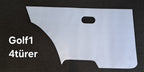Golf 1  Türfolie (4 Türer) gestanzt (Caddy 2 Türer) 4 Teile