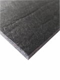 (7) Innenraum Dämmung mit schwarzem Abdeckvlies Muster 20 x 20 cm