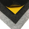 (14)selbstklebendes  ADMS Konturvlies (schwarz) Muster 20 x 20 cm