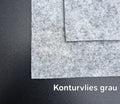 Restposten  ADMS Konturvlies (grau) selbstklebend Größe: 100 x 60 cm