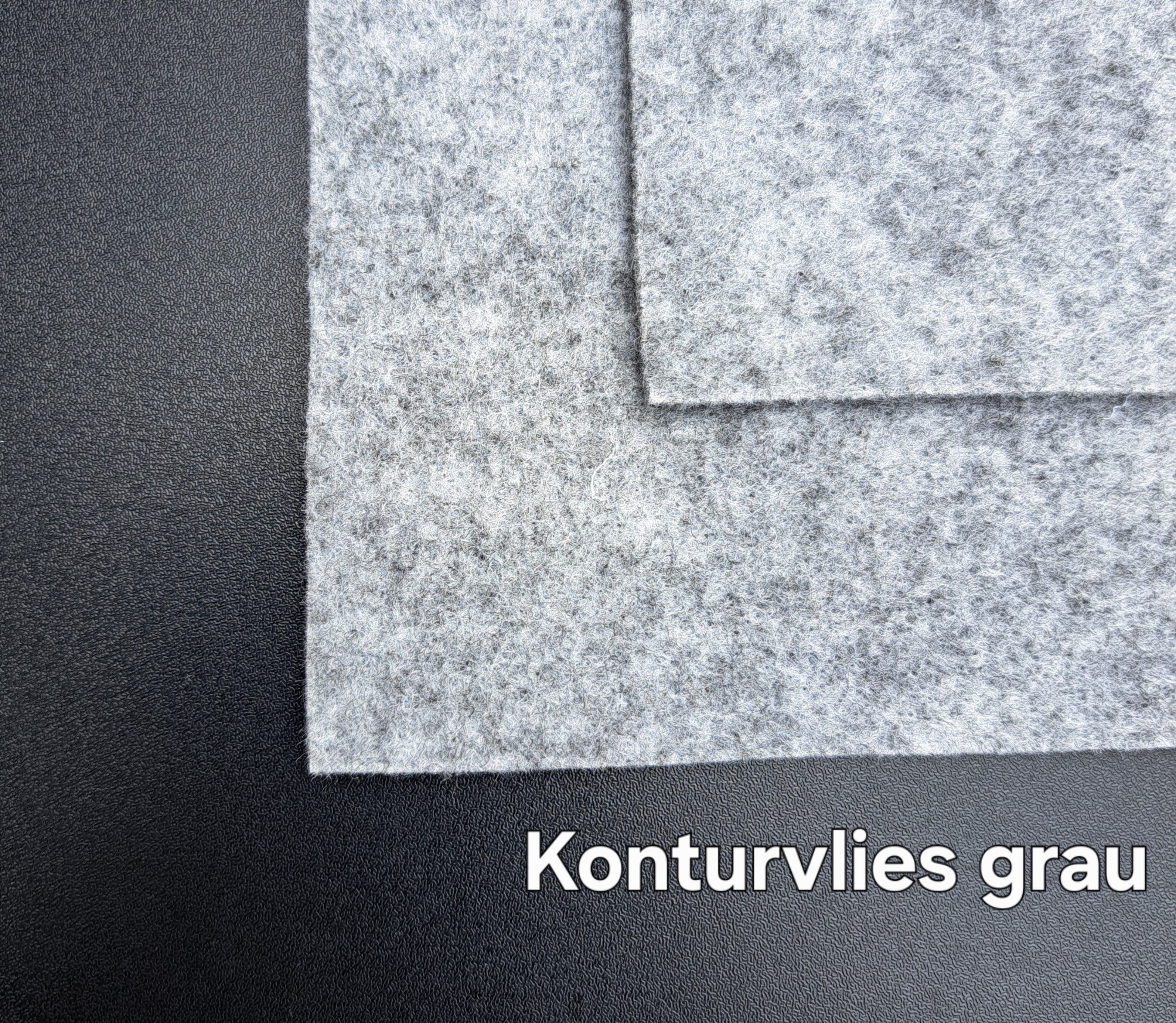 Restposten  ADMS Konturvlies (grau) selbstklebend Größe: 100 x 60 cm