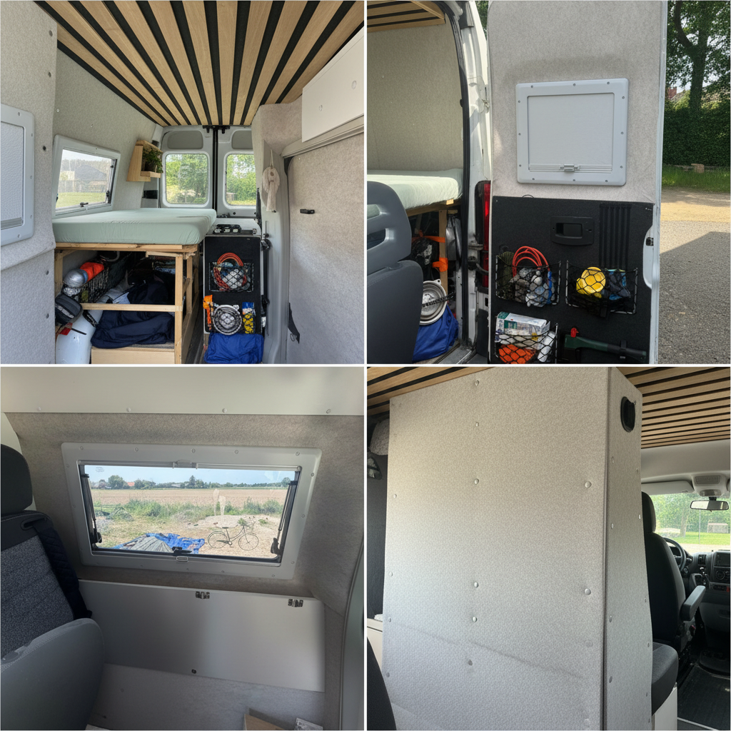 Wohnmobil-Ausbau-Vlies Collage